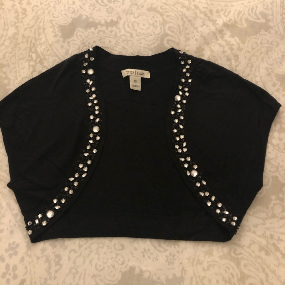 White House black market bolero sweater